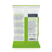 RAWGANIC alcohol wipes - back of the pack image